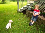 Battistella & Guzman new owners of pointer pup
